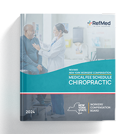 Revised Official New York State Workers’ Compensation Medical Fee Schedule (Chiropractic Booklet - eBook)